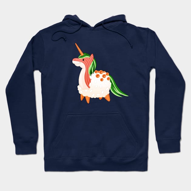 California Sushicorn Hoodie by LittleWhiteOwl